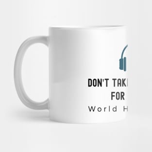 World Hearing Day , Deaf Awareness Mug